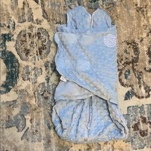 Fleece swaddle sleep sack